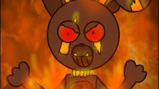 Flaming Springtrap drawing