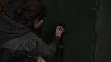 The Last of Us Part II Remastered Seattle gate west 2 safe code opening