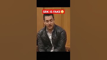 SRK is Fake; Amir Khan😳🤬 #india #bollywood #srk #amirkhan #shorts #youtubeshorts