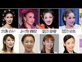 【比較】宝塚花組歴代女役トップスターメイクビフォーアフター化粧術