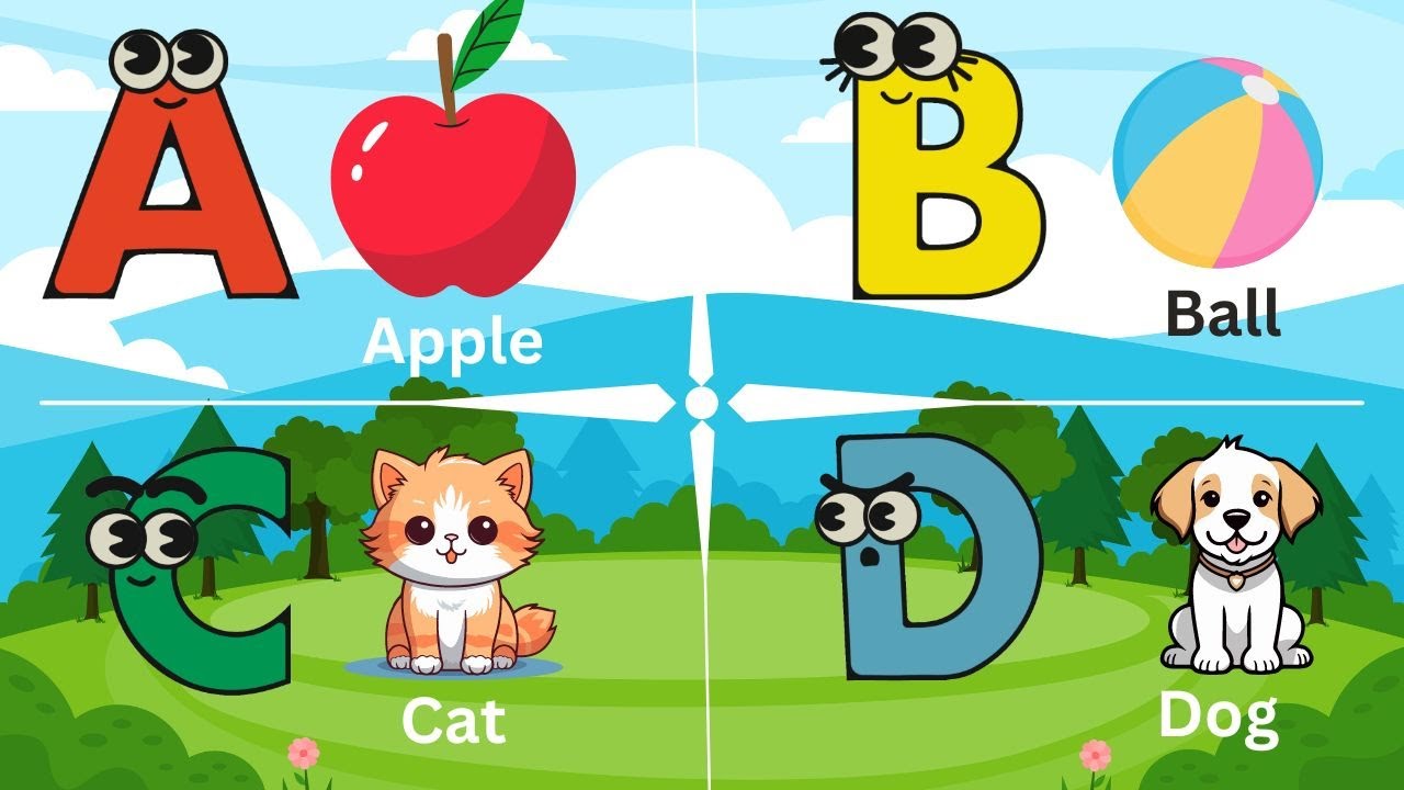 A for Apple, B for Ball I Abcd Song: Learn the Alphabet with Fun! - YouTube