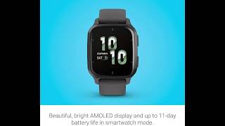 Garmin Venu Sq 2 GPS Smartwatch with AMOLED Display & Health Tracking