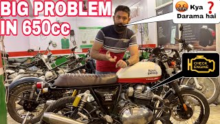 INTERCEPTOR 650 ki Problem  | ENGINE CHECK light⚡| NCR Motorcycles |