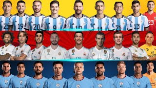 Worldcup Argentina-2022 Vs Prime Rma 2017 Vs Prime Mcity 2023 Ultra Ultimate Comparison 