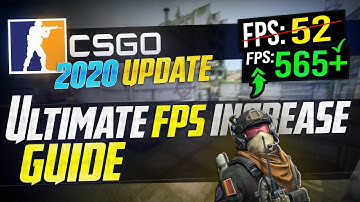 🔧 CSGO: Dramatically increase performance / FPS with any setup! 2020 UPDATE