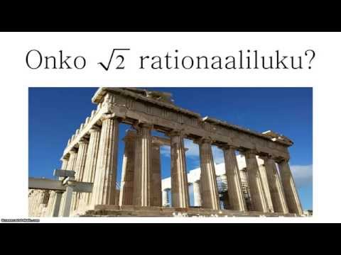 Video: Onko 50 irrationaalinen luku?