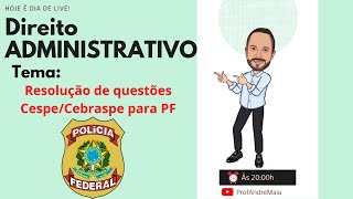 Live #71 -  Resolução de questões Cespe/Cebraspe para PF screenshot 5