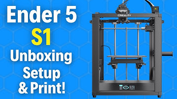 Ender 5 S1 - Unboxing, Assembly And First Print LIVE!