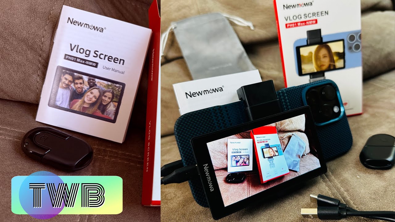 Vloggers Newmowa selfie monitor screen Yt Tik Insta