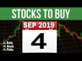 Stocks to buy now for September 4 2019