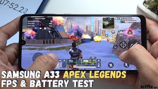 Samsung Galaxy A33 Apex Legends Gaming test | Exynos 1280, 90Hz Display