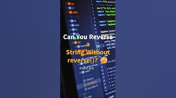 🤔 Can You Reverse a String in JavaScript Without reverse()? 🤔 #coding  #programming  #javascript