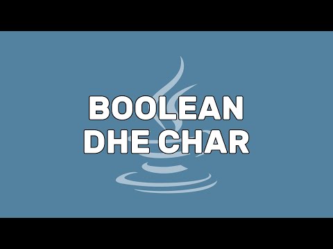 Boolean dhe Char | Tipet e të Dhënave | Java | Programim | Informatikë