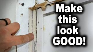 Door Jamb Not Flush with Wall?  How to Install Extension Jamb and Trim by The Fixer 29,345 views 3 months ago 24 minutes