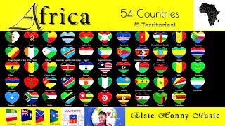 All Countries of Africa (National Anthems) - Performed By Elsie Honny