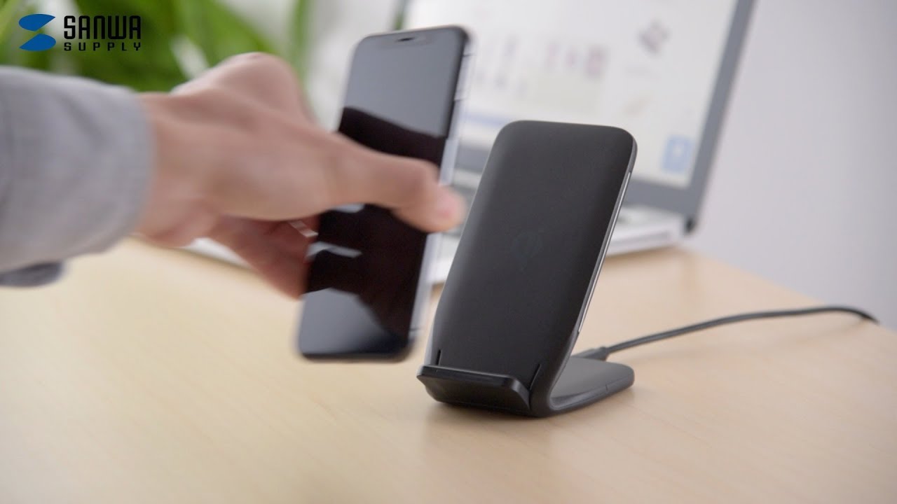 iPhone Xに最適！置くだけ充電Qi規格対応のワイヤレス充電スタンド