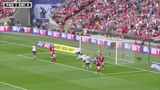 Preston North End 4 Swindon Town 0, Sunday 24th May 2015, Sky Bet League One Play-Off Final