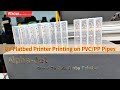 See UV Flatbed Printer Printing on Plastic pipes #christmaspresent #uvprinter