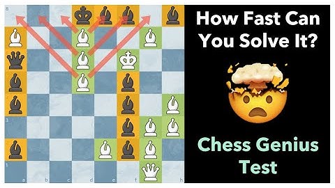 RIDICULOUS Chess Problem ♚ Chess Genius Test ♚ Crazy Chess Puzzles