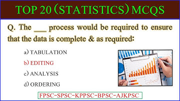 Repeate Mcqs of Statistics For Competitive Exams | Statistics Mcqs for FPSC Tests, PSC , NTS Test.