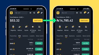 Binance me usdt ko pkr kaise banaye | Binance me dollars ko pakistani rupees me convert kaise karen