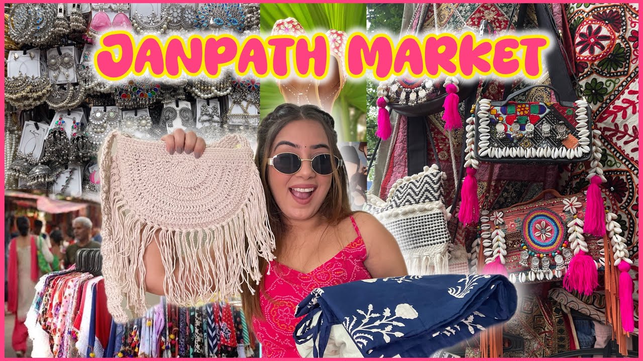 Janpath Market Latest Collection 😍 Boho Bag, Labubu Doll, Trendy Kurtis Under ₹500 | Dilli ki Ladki
