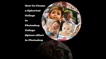 Collage Sphere effect in Photoshop Graphic Design