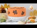 🍁 Herbsttorte | REZEPT Japanischer elastischer Biskuit - VanilleTanz