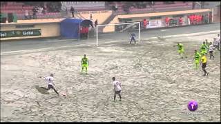 Goles U.B. Conquense 2 Sestao River 1 (Segunda B, J14, 2013/14) [TCM]