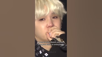 When I See Suga Cry It Makes Me Sad 😭😭
