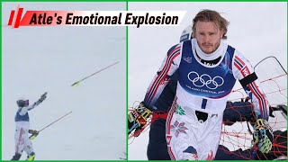 Atle Lie Mcgrath Crash: Storms Off After Leading Olympic Slalom Amid Family Grief 
