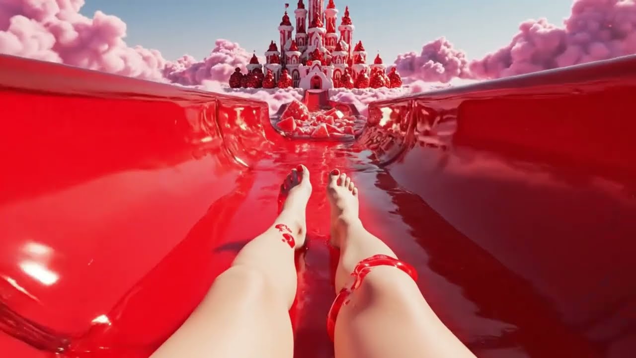 Which Waterslide would you like to ride? 🛝Super-Satisfying ASMR Magical Waterslides🥤🍎🥥🍊🫐🍒🍈🍓🥝