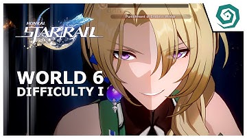 HONKAI STAR RAIL Simulated Universe World 6 Difficulty 1 using Elation path - Jing Yuan