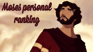 Moses personal ranking ||All 30 voices||