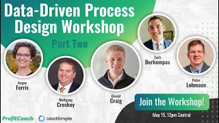 Data-Driven Process Design Workshop Part II