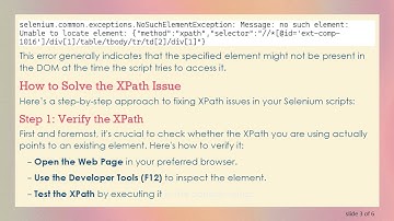 How to Fix Your Selenium XPath Issues in Python