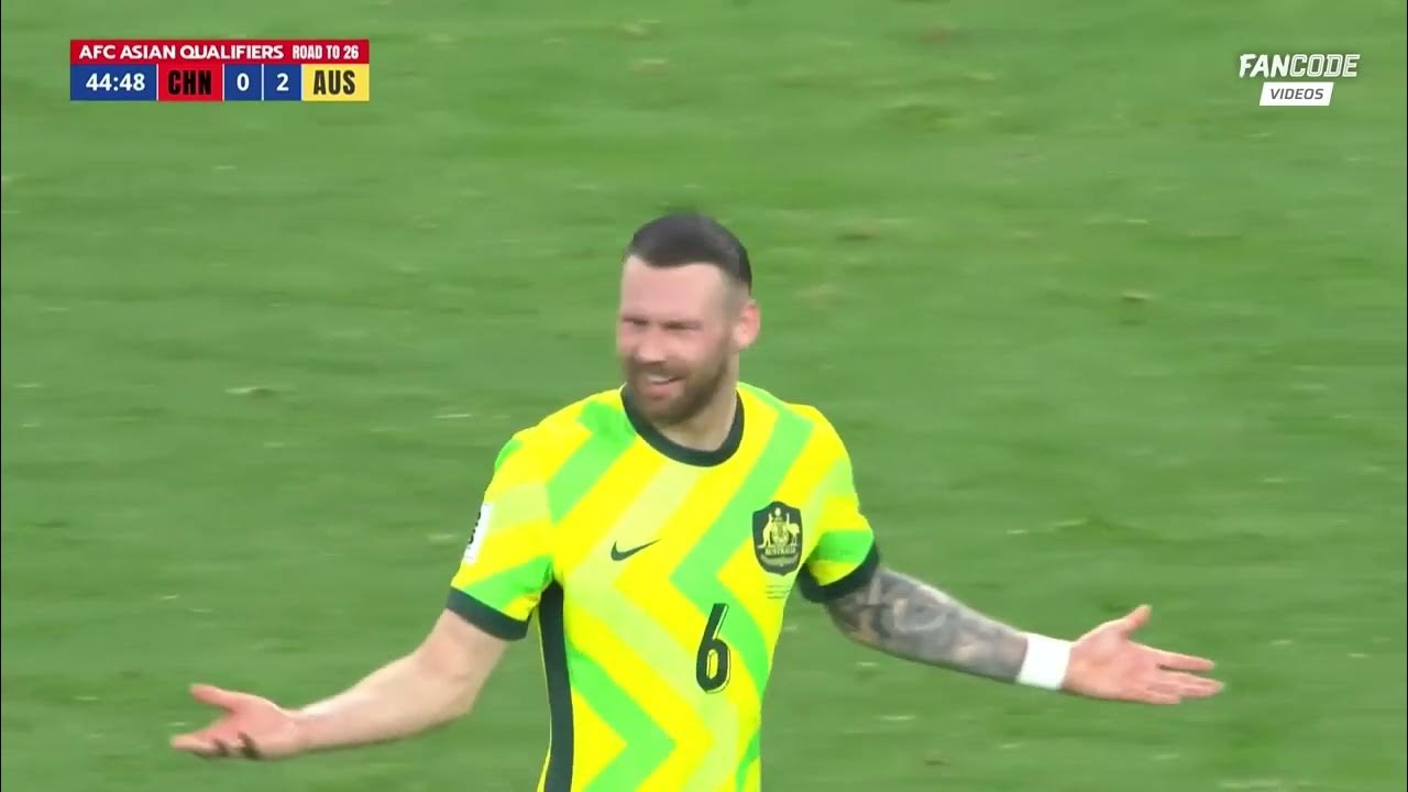 China PR vs Australia FIFA World Cup Asian Qualifiers 2025 Highlights YouTube