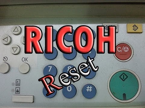 RICOH Reset MP171 SPF , gw2004