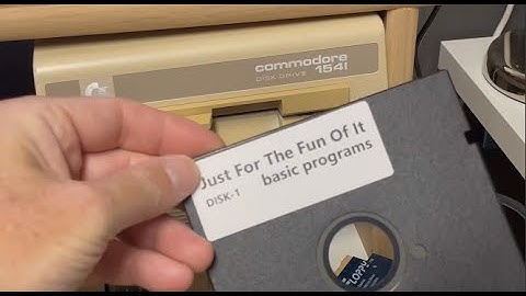 Commodore 64 Basic - Created a example disk image with basic programs