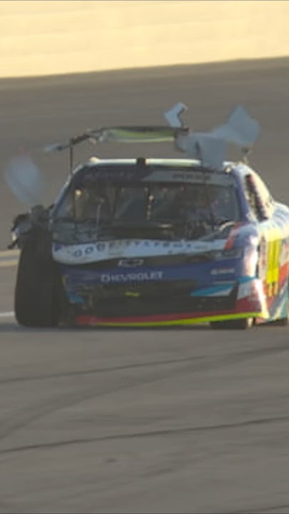 That hood is hanging on for dear life