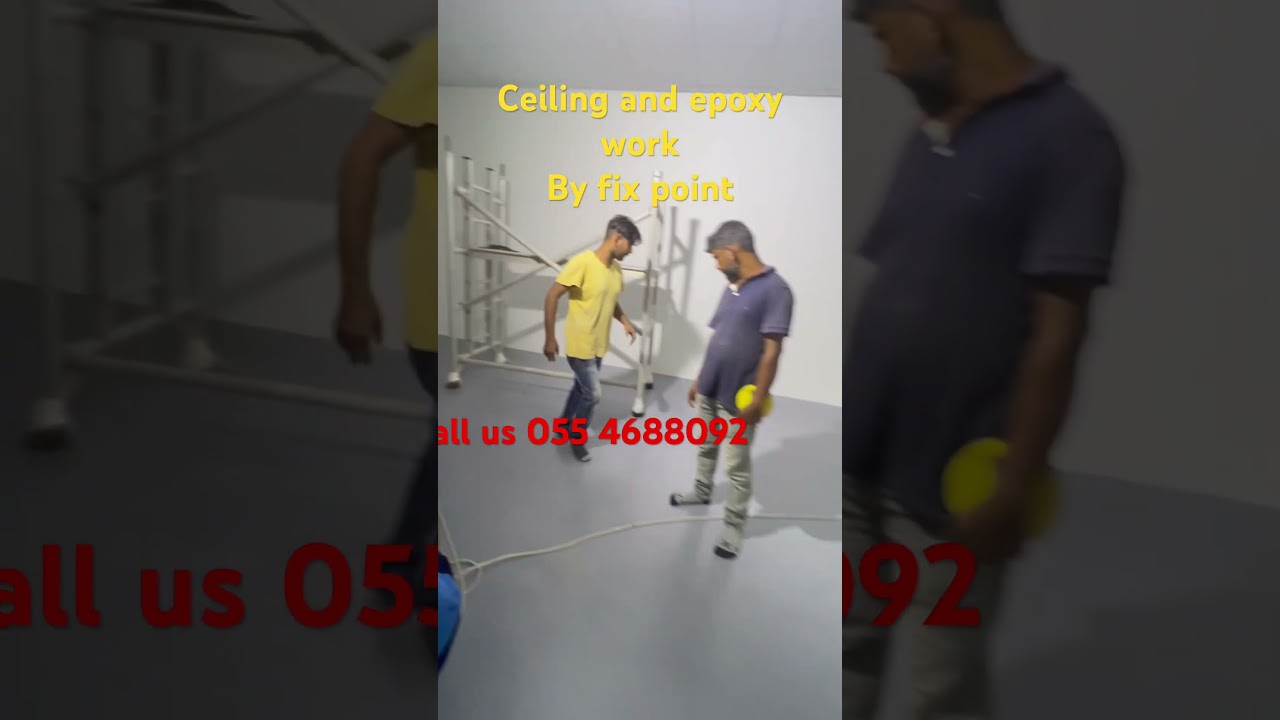 Ceiling and Epoxy flooring in Dubai 0554688092| Fix Point Technical | 