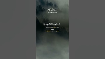 Mishary Rashid | Recitation Q.S Al-Fatihah 1: Verse 1-7 | Translation English - Indonesia #shorts