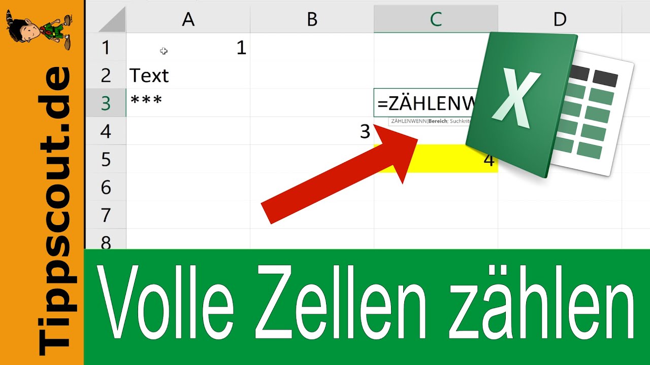 Zellen mit Inhalt zählen - mit diesen Formeln klappt es in Excel |  Tippscout.de