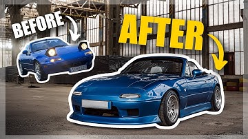 Building My Miata in 19 Minutes – Full NA 1.8 Transformation