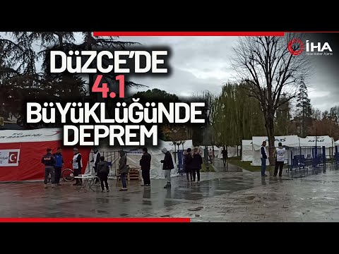 Düzce’de 4.1 Büyüklüğünde Deprem