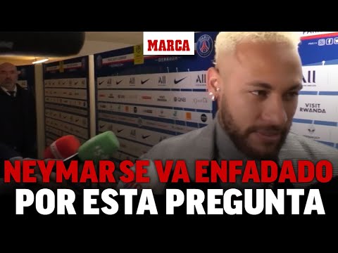 Neymar, a un periodista: "Estás equivocado al hacer esta pregunta" I MARCA
