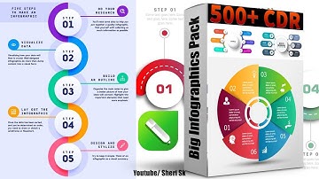 500+ Infographic Templates Download In CDR Files |English| |Photoshop Tutorial|