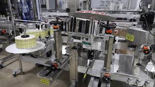 ProLine ZDT Front Back Wrap & Neck Labeling System | High-Speed In-Plant Demo