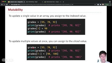 CSCI100: Lecture 9.2 - List Functions