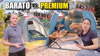 🏕️ Camping BARATO vs Camping de LUJO 😲 ¿Cuánto cuesta realmente? | Decathlon